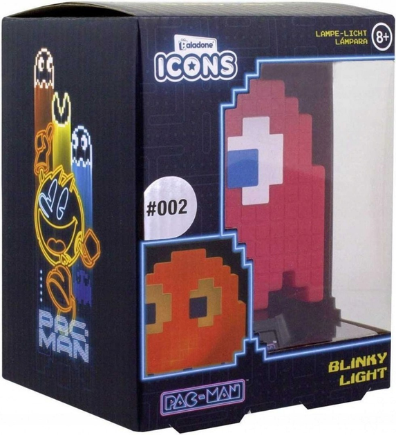 Lampka biurkowa Paladone PAC-MAN - Blinky Icon Light (5055964724634) - obraz 2