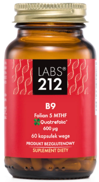 Вітамін B9 Labs212 Folian 5-MTHF 60 капсул (5903943955695) - зображення 1