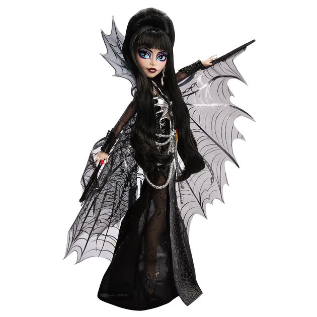 Кукла Монстер Хай коллекционная Эльвира Повелительница тьмы Monster High Skullector Elvira Mistress of The Dark Mattel (HYV99) (HYV99) - Фото 3 Кукла Монстер Хай коллекционная Эльвира Повелительница тьмы Monster High Skullector Elvira Mistress of The Dark Mattel (HYV99) (HYV99) - изображение 3