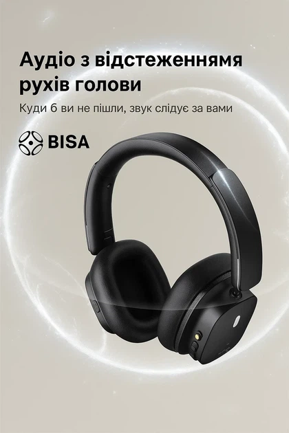 Беспроводные Bluetooth наушники Baseus Bowie 30 Max Noise-Cancellation Black - изображение 3