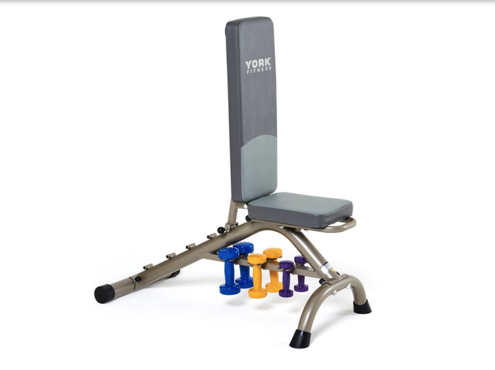Гантели для фитнеса виниловые круглые York Fitness 2х2кг желтый - Фото 3 Гантели для фитнеса виниловые круглые York Fitness 2х2кг желтый - изображение 3