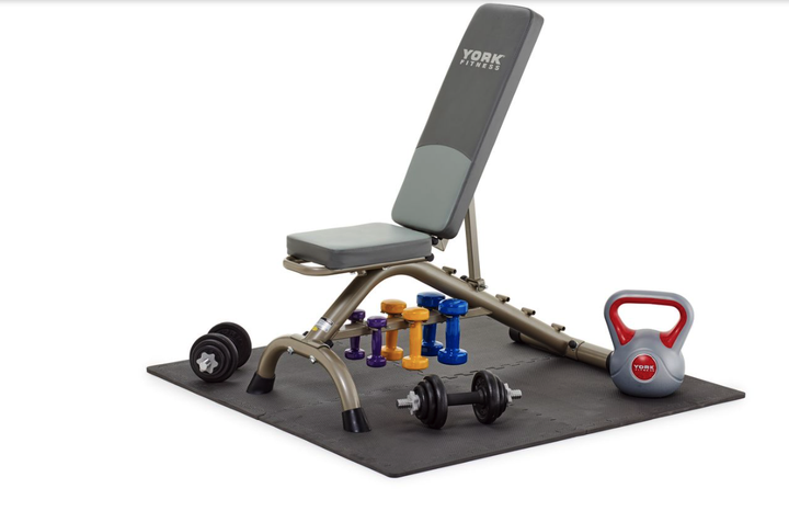Гантели для фитнеса виниловые круглые York Fitness 2х2кг желтый - Фото 4 Гантели для фитнеса виниловые круглые York Fitness 2х2кг желтый - изображение 4
