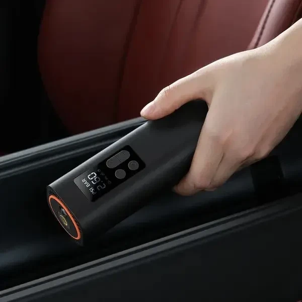 Автокомпрессор Baseus Super Mini Inflator Pump Black (CRCQ000001) - изображение 3