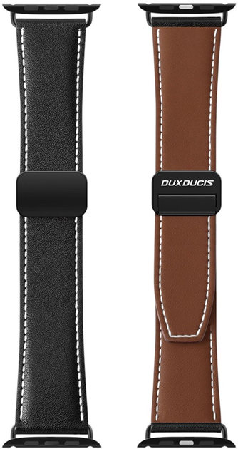 Pasek Dux Ducis Ya do Apple Watch 42/44/45/49 mm Black (6934913022566) - obraz 2