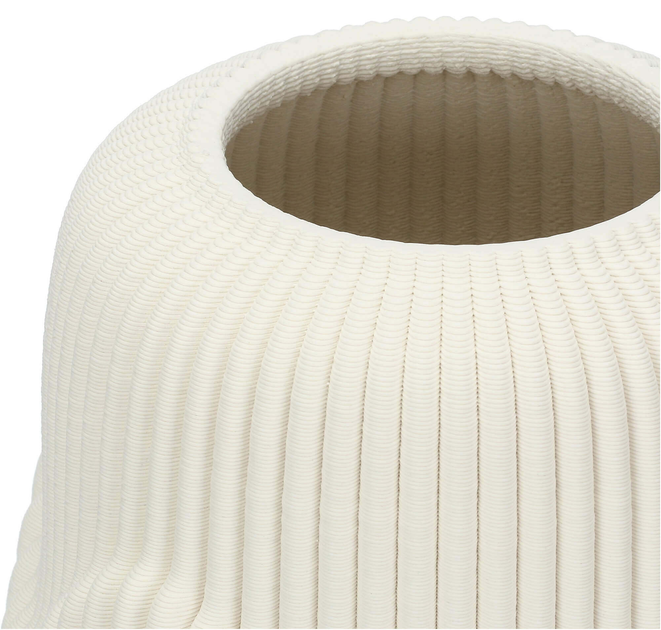 Wazon Rituali Domestici Lino porcelanowa biały 29.5 × 20 cm (U30122091U00) - obraz 4