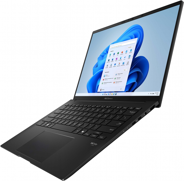 Laptop ASUS ZenBook 14 OLED UM3406KA-PP164W (90NB14U1-M009U0) Jade Black + firmowy pokrowiec - obraz 4