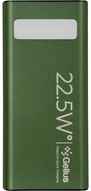 Powerbank Gelius Lightstone GP-PB300 30000 mAh 22.5W Green (GP-PB300) - obraz 5