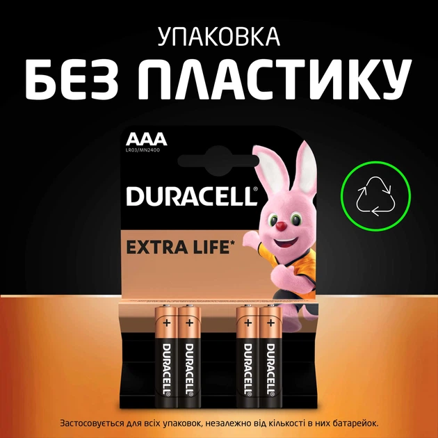 Baterie Duracell Basic AAA 1.5V LR03 10 szt. economy pack (5000394152557) - obraz 7