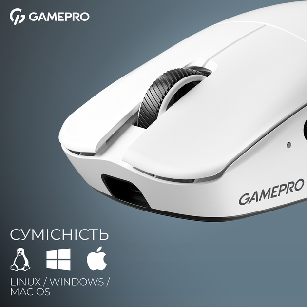 Мышь GamePro Asgard Odin 8K Wireless/USB PixArt PAW3950 Sensor