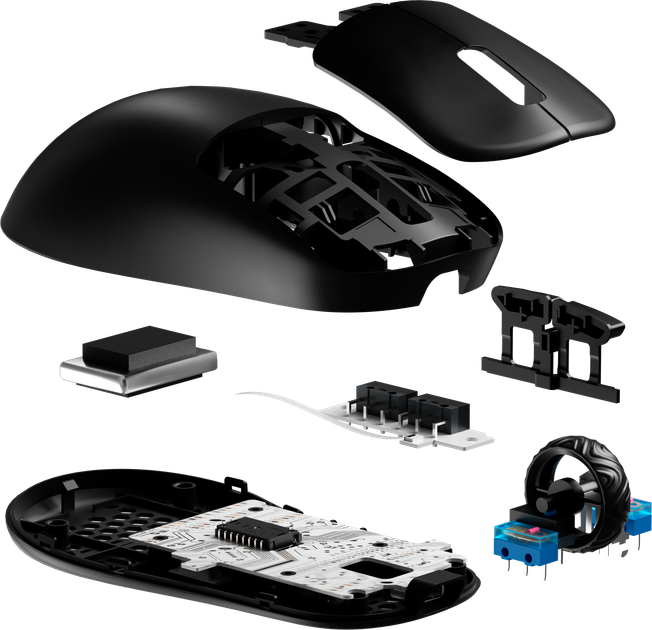 Миша GamePro Asgard Loki Wireless/USB PixArt PAW3395 Sensor Black (GM022B) - Фото 3 Миша GamePro Asgard Loki Wireless/USB PixArt PAW3395 Sensor Black (GM022B) - зображення 3