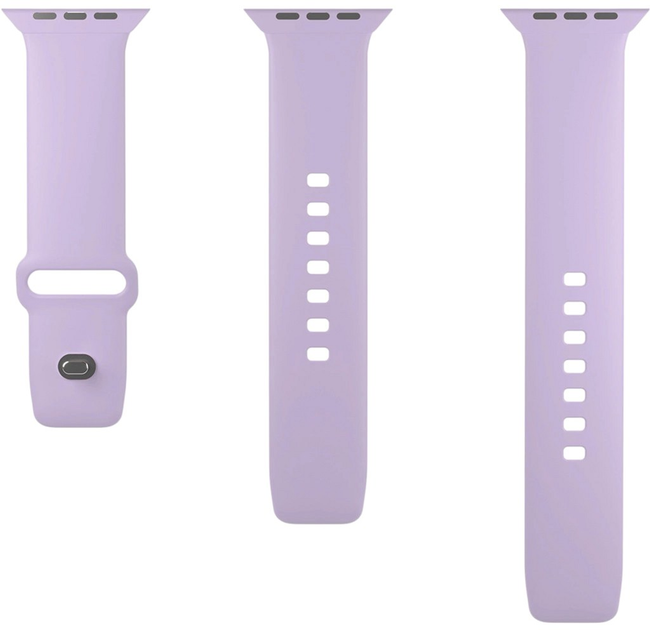 Pasek Puro Icon Silicone Strap do Apple Watch 38/40/41 mm 2 szt. Lavender (8018417442445) - obraz 2