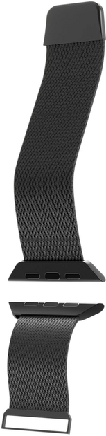 Pasek Puro Milanese Stainless Steel do Apple Watch 38/40/41 mm Black (8018417441288) - obraz 6