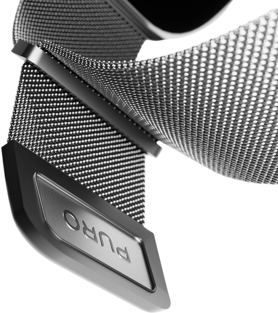 Pasek Puro Milanese Stainless Steel do Apple Watch 42/44/45/49 mm Silver (8018417441387) - obraz 6