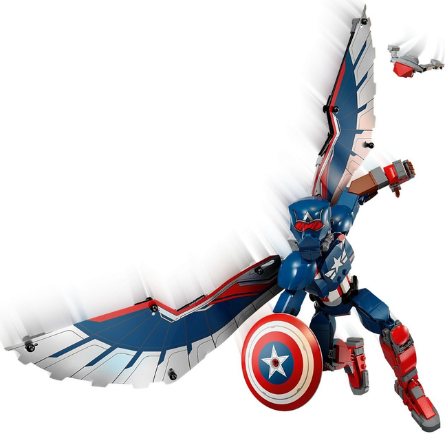 Конструктор LEGO Marvel Фігурка нового Капітана Америки 359 елементів (76296) - зображення 10