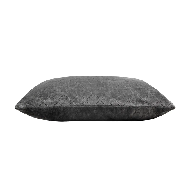 Подушка декоративна "VELOUR" Сіра, 40x40 - Фото 2 Подушка декоративна "VELOUR" Сіра, 40x40 - зображення 2