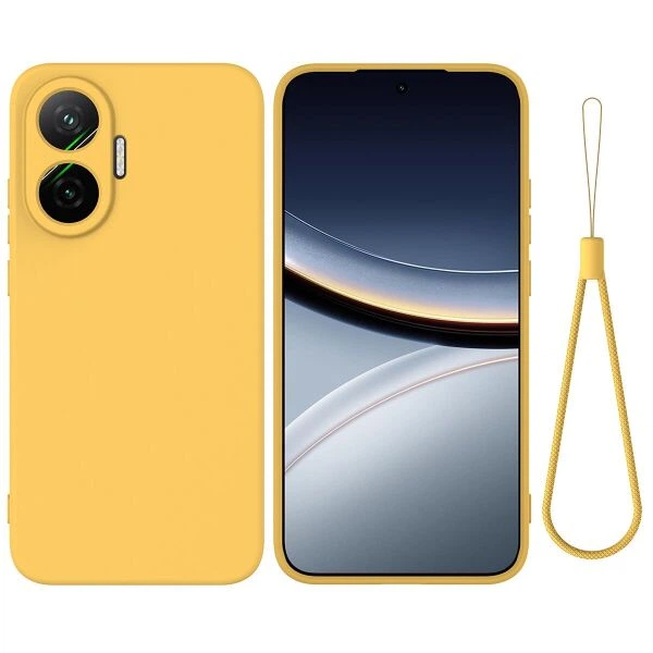 Силиконовый (TPU) чехол Deexe Silicone Case для Xiaomi Poco F7 - Yellow - Фото 1 Силиконовый (TPU) чехол Deexe Silicone Case для Xiaomi Poco F7 - Yellow - изображение 1