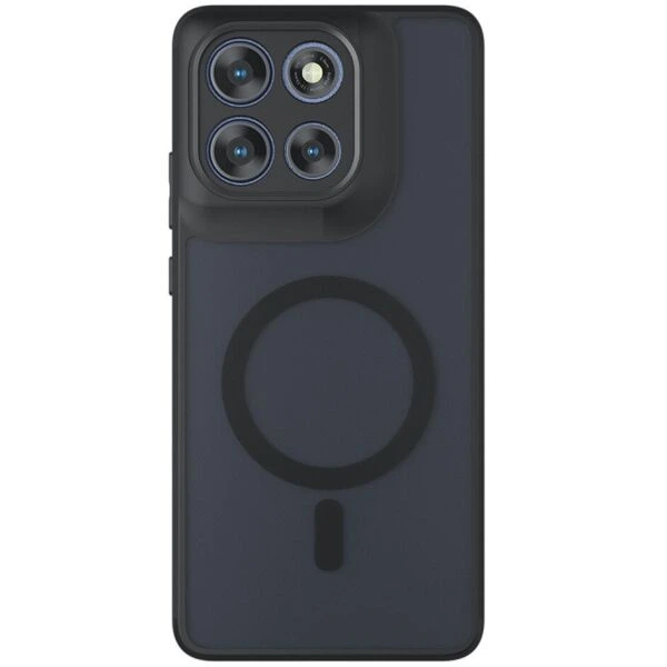 Защитный чехол Deexe Matte Skin with MagSafe для Motorola Moto G86 / G86 Power - Black - изображение 2