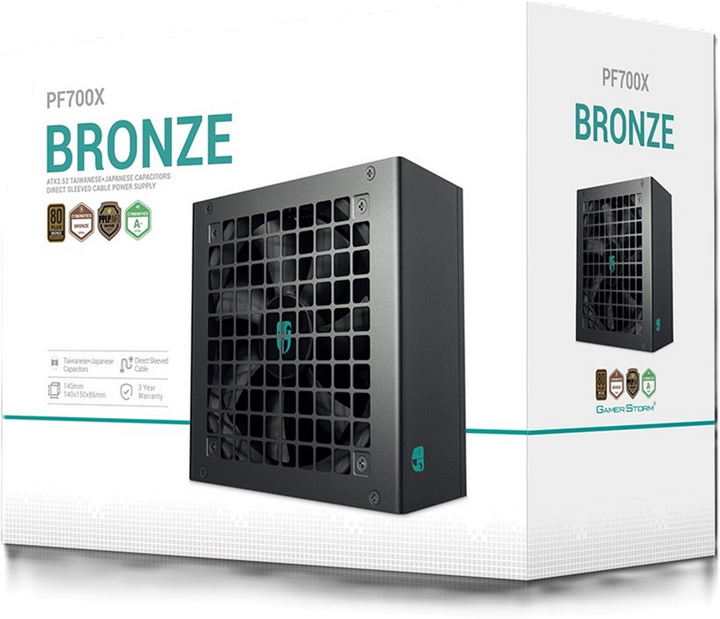 Блок живлення Deepcool GAMER STORM PF-X 700W 80+BRONZE (PF700X)(R-PF700X-HD0B-JGEU) - зображення 8