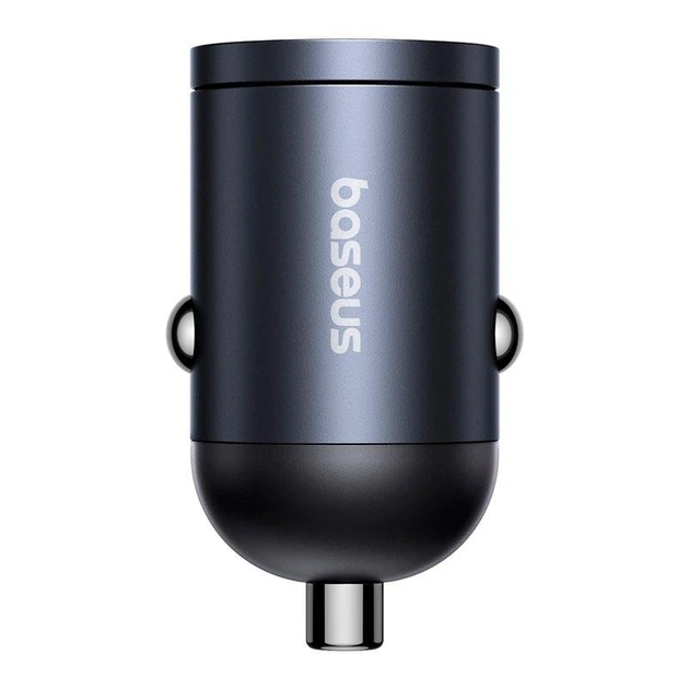 Автомобильный зарядный адаптер Baseus Tiny Star Mini Car Charger |2Type-C, 30W/3A, поддержка быстрой зарядки PD/QC, многоуровневая система защиты, универсальная совместимость, компактный| Черный - изображение 6