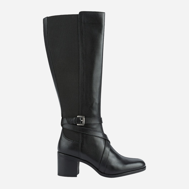 Kozaki damskie skorzane Geox D26FSC00043-C9999 41 Czarne (8050036686107) (955555906623911) - Outlet - obraz 1