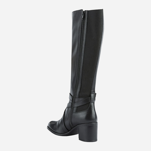 Kozaki damskie skorzane Geox D26FSC00043-C9999 41 Czarne (8050036686107) (955555906623911) - Outlet - obraz 3