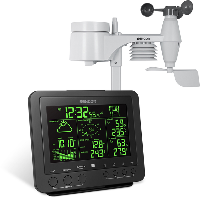 Метеостанція Sencor SWS 9700 (955555911959672) - Уцінка - зображення 14