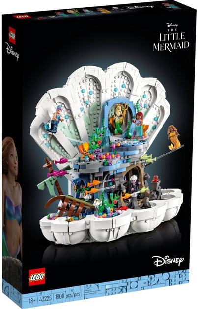 Конструктор LEGO Disney The Little Mermaid Royal Clamshell 1808 деталей (43225) (955555907430720) - Уцінка - зображення 1