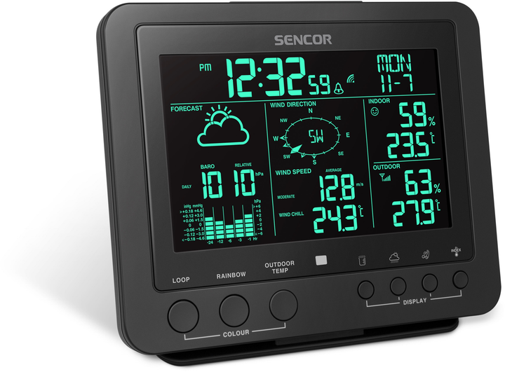 Метеостанція Sencor SWS 9700 (955555911959672) - Уцінка - зображення 17