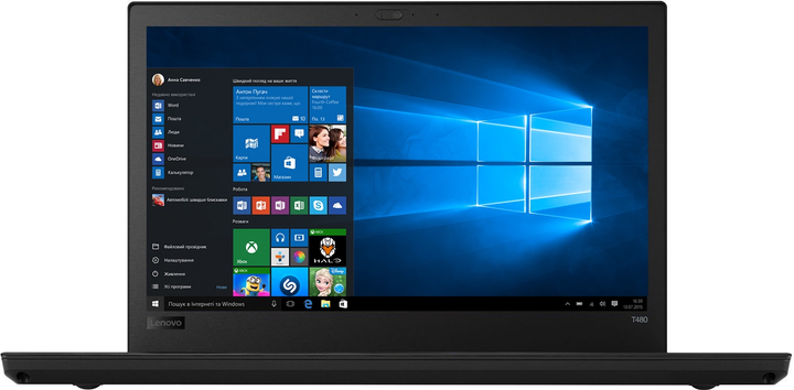 Laptop Lenovo ThinkPad T480 (5711603032392) Black (1S20L6S94J0GPF1L2B0F) - Outlet - obraz 1