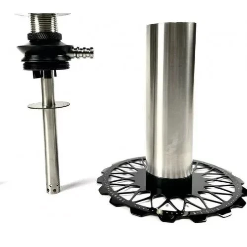 Кальян Trumpet Rider - Steel Мятный 49см из нержавеющей стали - изображение 3