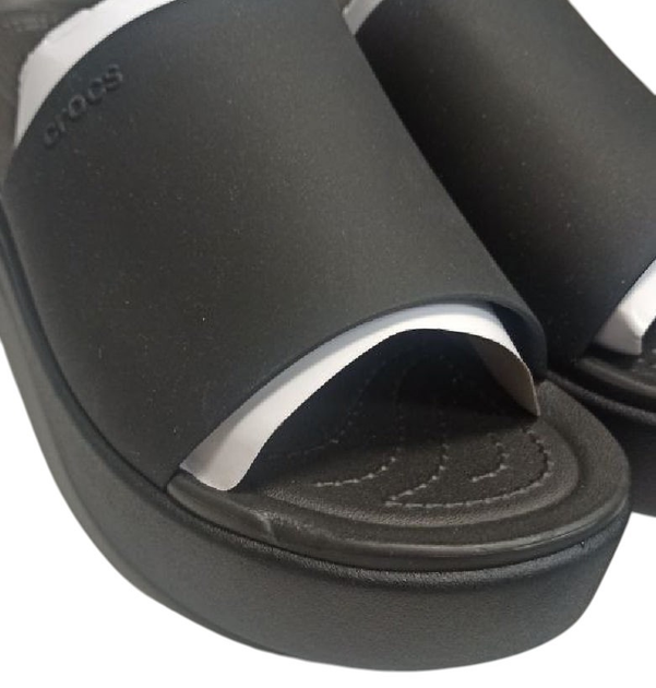 Жіночі шльопанці Crocs Brooklyn Slide 208728-001 42-43 (M9/W11) 27 см Чорні (196265367658) (955555911721197) - Уцінка - зображення 3