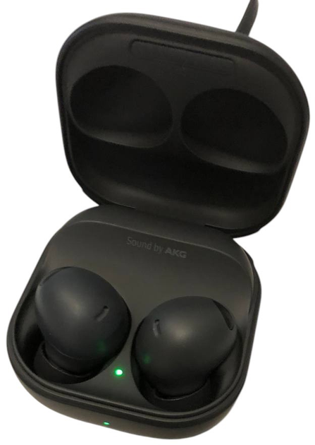 Sluchawki Samsung Galaxy Buds2 Pro SM-R510 Grafitowe (SM-R510NZAAEUE) (RFAX51A617L) - Outlet - obraz 2