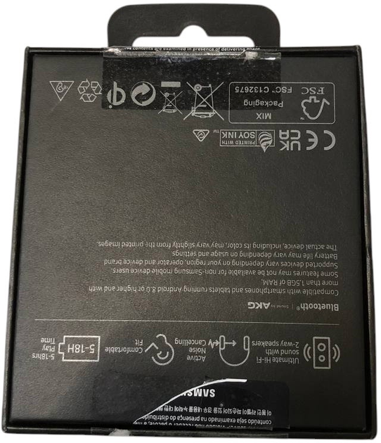 Sluchawki Samsung Galaxy Buds2 Pro SM-R510 Grafitowe (SM-R510NZAAEUE) (RFAX51A617L) - Outlet - obraz 6