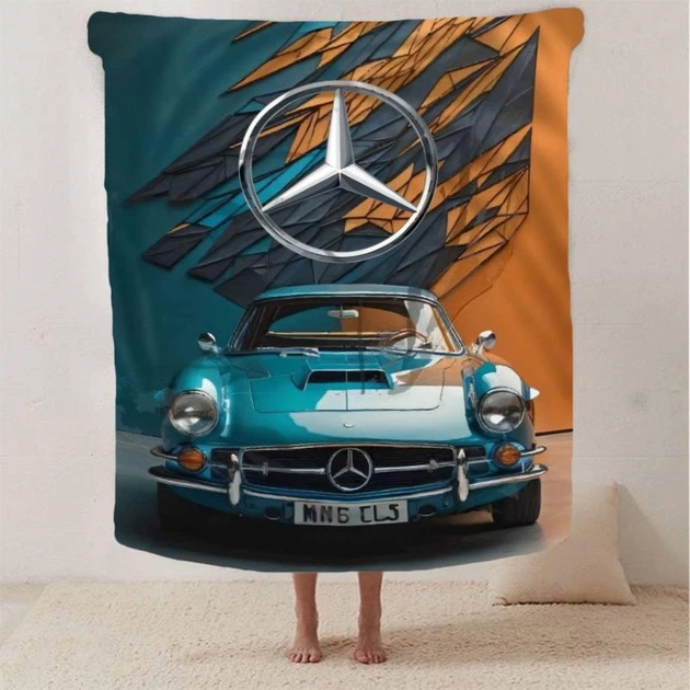 Плед 3D Mercedes-Benz 12644 135х160 см - Фото 2 Плед 3D Mercedes-Benz 12644 135х160 см - изображение 2
