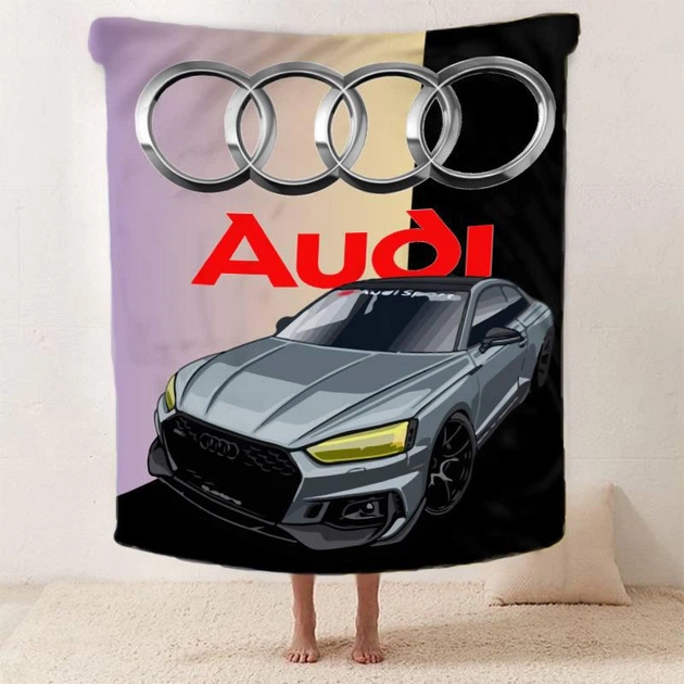 Плед 3D Audi 12421 135х160 см - Фото 2 Плед 3D Audi 12421 135х160 см - изображение 2