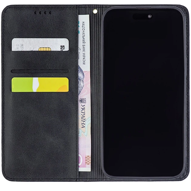 Чохол-книжка Crazy Horse Clasic для Motorola G15 Grafit (Strong) (67109) - изображение 4