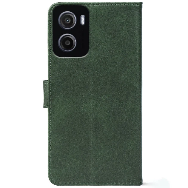 Чохол-книга Crazy Horse Clasic для Motorola G06 Dark Green (Front) (69704) - Фото 3 Чохол-книга Crazy Horse Clasic для Motorola G06 Dark Green (Front) (69704) - зображення 3
