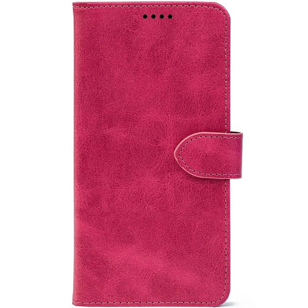 Чохол-книжка Crazy Horse Clasic для Realme Note 60x Magenta (Front) (68586) - изображение 2
