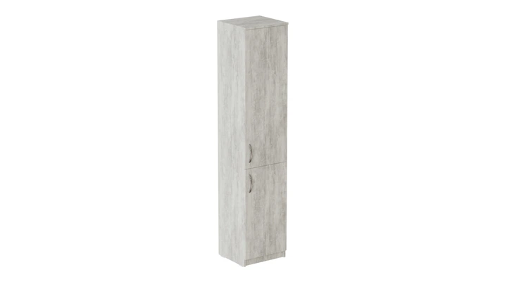 Пенал Анжело Ferrum-decor на 5 полиць із 2 дверима 1900x400x380 ДСП Бетон 16 мм (FRD-104922) - Фото 3 Пенал Анжело Ferrum-decor на 5 полиць із 2 дверима 1900x400x380 ДСП Бетон 16 мм (FRD-104922) - зображення 3