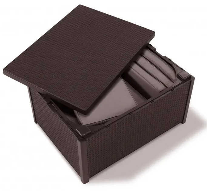 Стіл-ящик для зберігання Keter Arica Storage Table коричневий 221043 (220001) - зображення 2