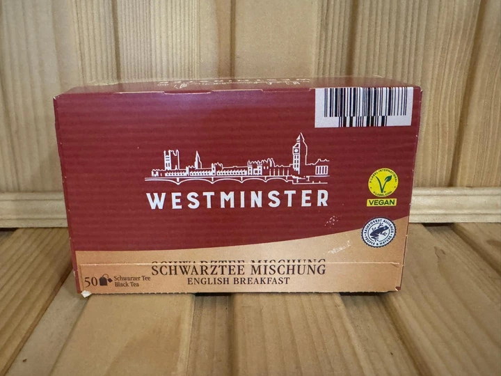 Чай чорний в пакетах Westminster English Breakfast 50 пак. - Фото 1 Чай чорний в пакетах Westminster English Breakfast 50 пак. - изображение 1