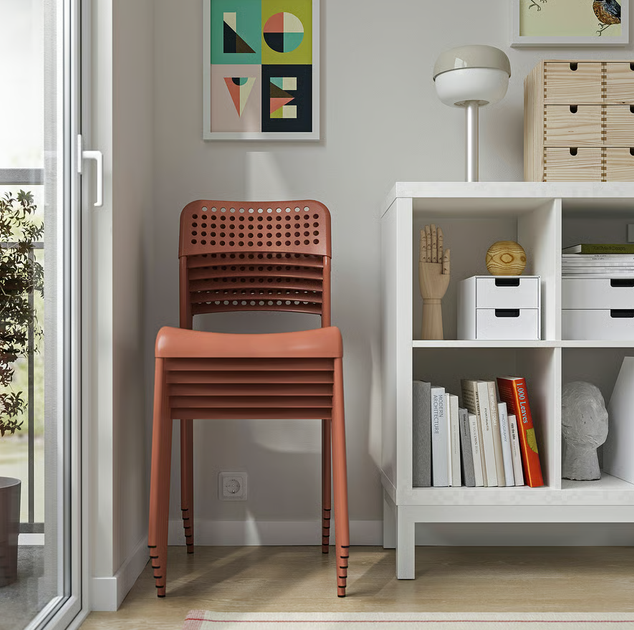 Кухонный стул SANDSBERG IKEA 606.054.26 цегляной - изображение 3