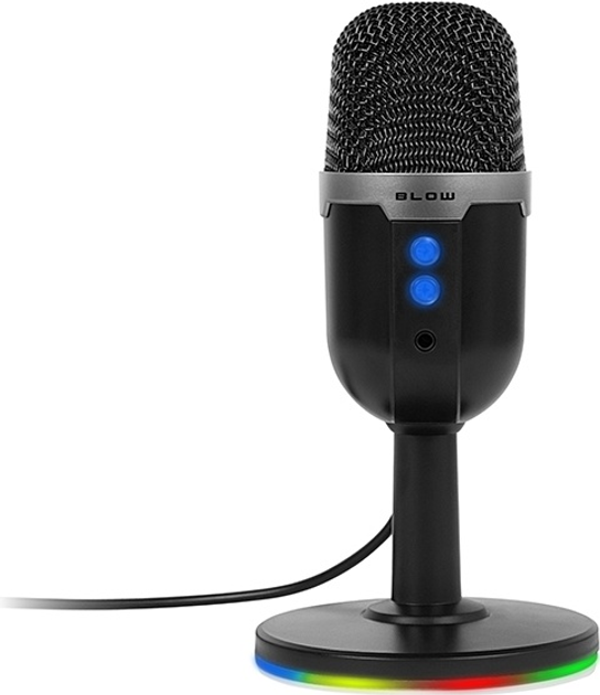 Mikrofon Blow z podstawką LED (85-054#) - obraz 1