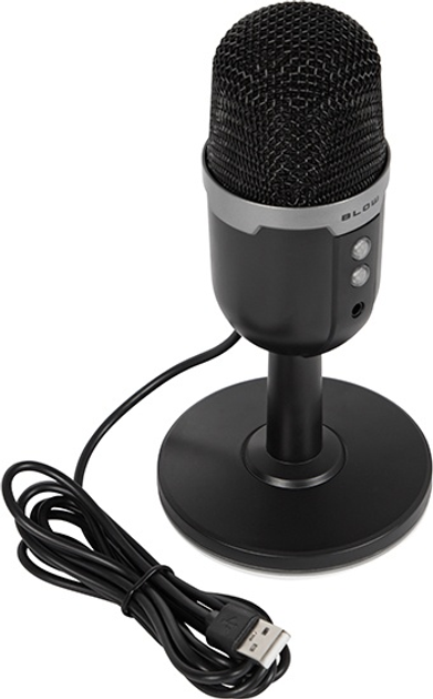 Mikrofon Blow z podstawką LED (85-054#) - obraz 2