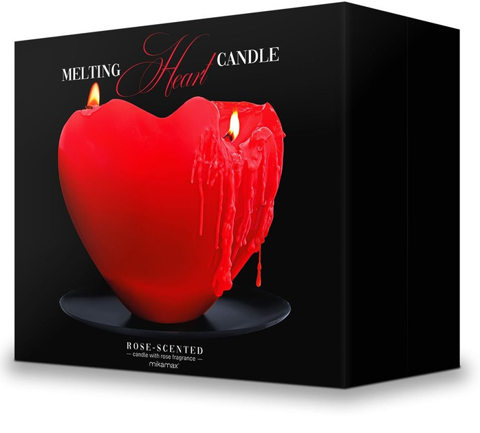 Świeca Mikamax Melting Heart Candle (8719481358914) - obraz 3