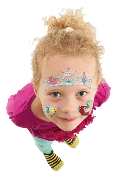Набір для створення татуювань Disney Princess Татуювання на обличчі Disney Princesss FAC-40161 (5713396416113) - зображення 3