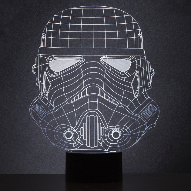 Lampka nocna Thumbs Up Storm Trooper Wire Framed Light (5060820070350) - obraz 3