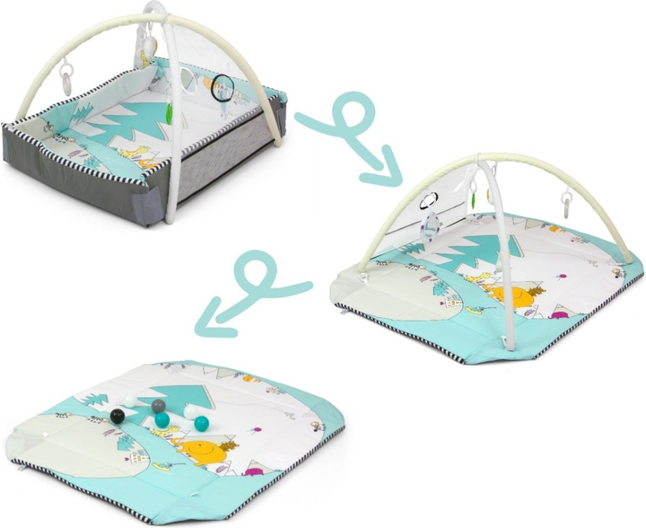 Mata edukacyjna sensoryczna dla niemowląt Milly Mally Lolly Elephant 5 w 1 (5901761126204) - obraz 6