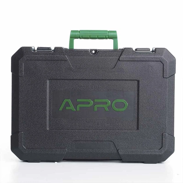 Перфоратор прямий APRO 3,5 Дж, 1050В, SDS+, 1050H DFR, кейс - Фото 7 Перфоратор прямий APRO 3,5 Дж, 1050В, SDS+, 1050H DFR, кейс - зображення 7