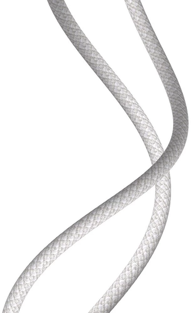 Kabel Baseus High Density Braided USB Type-C - Lightning 1 m White (CATLGD-02) - obraz 5